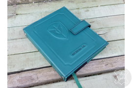 именной ежедневник на заказ, ежедневник из натуральной кожи, подарок для руководителя