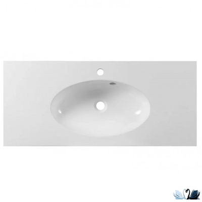 Раковина Эстет Vegas  100 х 45 см мраморная, мебельная, для ванной