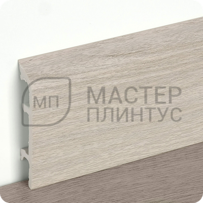 Плинтус с кабель-каналом Comfort Classic 80 80х16х2200 мм. Дуб верде 057