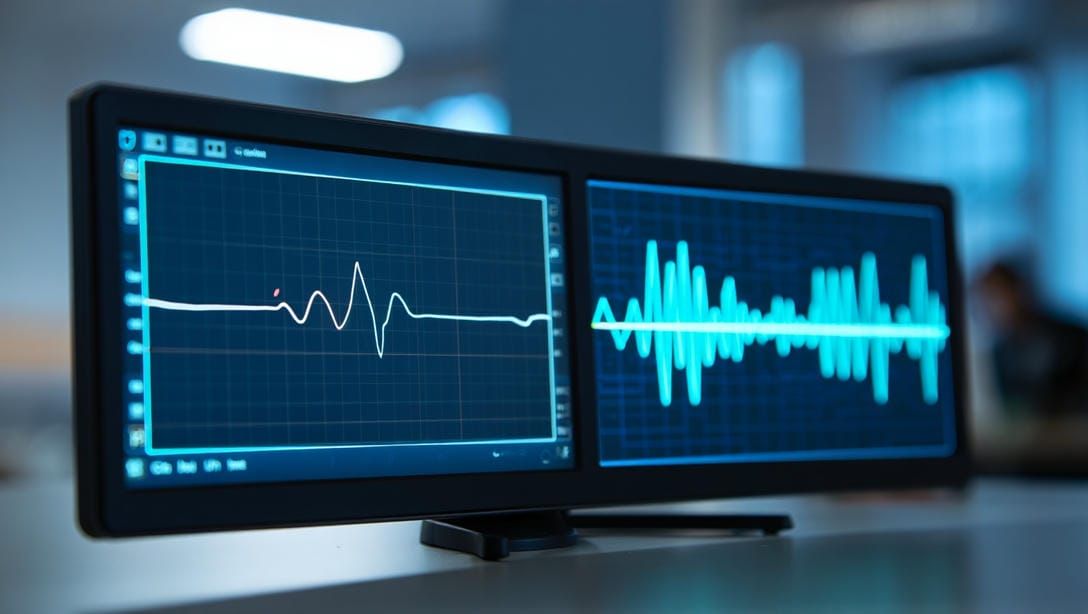 Лабораторное сравнение стабильного света и пульсирующего при неправильном питании.