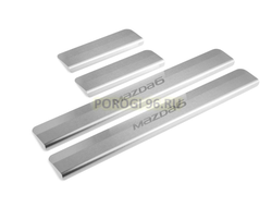 Накладки на пороги для Mazda 6 GJ, GJ рестайлинг 2012-2015 / 2015-2018 / 2018-