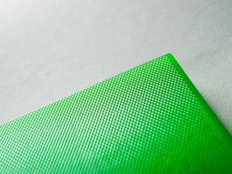 Доска разделочная 500*350*15 мм, полипропилен, цвет зеленый