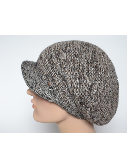 Женская кепка Vizio Италия 6780 W бежево - коричневая