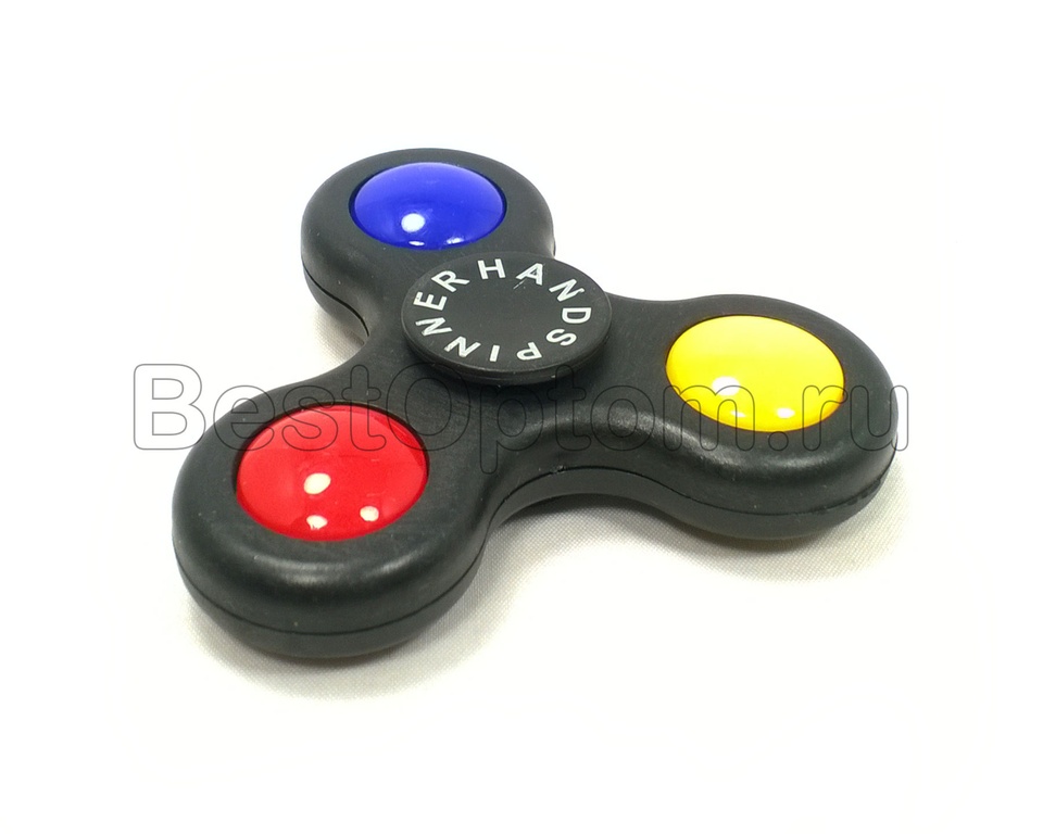 Антистресс игрушки - Детский Светящийся фиджет спиннер оптом