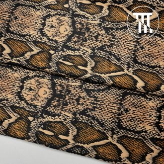 Термобифлекс принт Кобра, цв. Коричневый