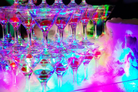 Горка шампанского