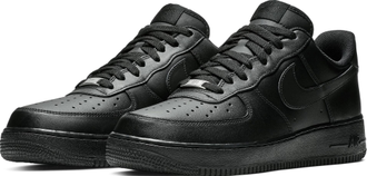 Nike Air Force 1 Low All Black (Экокожа) новые