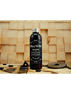 Шампунь Stay Wild. Легкий древесно-пряный аромат