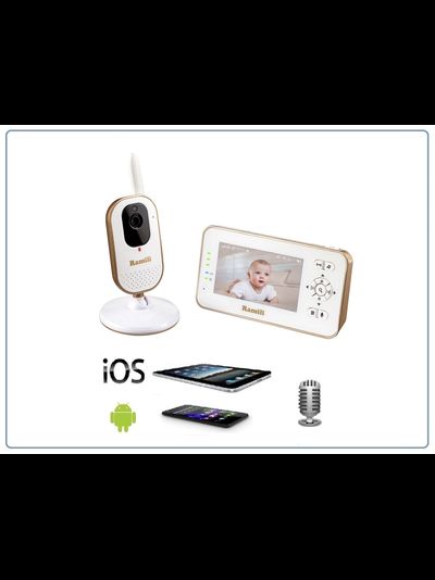 Ramili Baby RV350 Wi-Fi видеоняня с монитором 4.3&quot; и видеокамерой, сервис р2р, HD