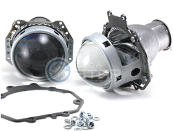 Комплект Hella 3R H7 с рамками для замены штатных ксеноновых / галогенных линз автомобиля Subaru Legacy Outback B13 (2003 - 2006) и B14 (2009-н.в.)