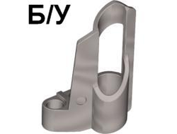 ! Б/У - Technic, Panel Fairing # 6 Small Short, Large Hole, Side B, Pearl Light Gray (32528 / 4169196) - Б/У