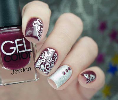 Фольгированный слайдер F 01 - Серебро