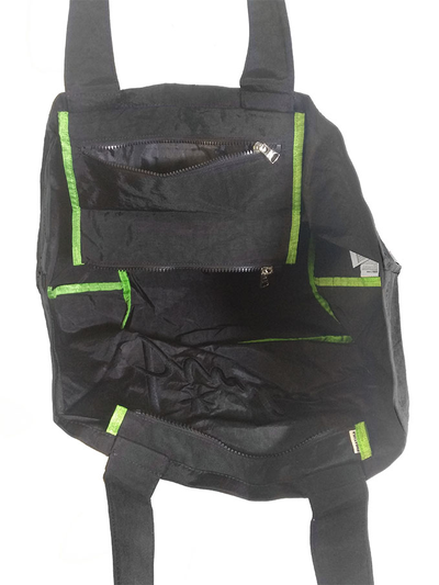 (АРТИКУЛ: 9850/2) СУМКА БОЛЬШАЯ, ТЕКСТИЛЬ, ЧЕРНАЯ С РОЗОВОЙ АППЛИКАЦИЕЙ, С РУЧКАМИ ЧЕРЕЗ ПЛЕЧО