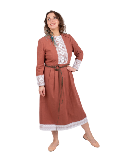 Платье крапивное "Пробуждение"