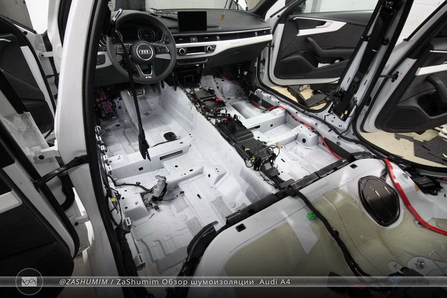Шумоизоляция audi a4 b8
