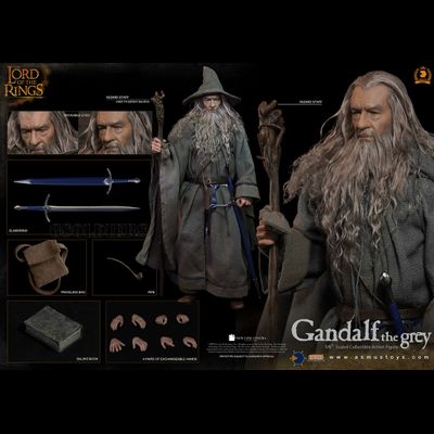 Гэндальф Серый ("Властелин Колец", "Хоббит") - Коллекционная ФИГУРКА 1/6 scale Gandalf  2.0 (CRW001) - Asmus Toys