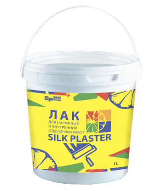 ЛАК  (1л/1кг. на 5 кв.м.в два слоя) SILK PLASTER