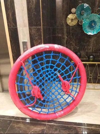 Качели гнездо 100 см толстый обод + толстая сеть