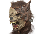 страшная маска, волк, оборотень, клыки, уши, зомби, страх, жасная, жуткая, латекс, резиновая, монстр