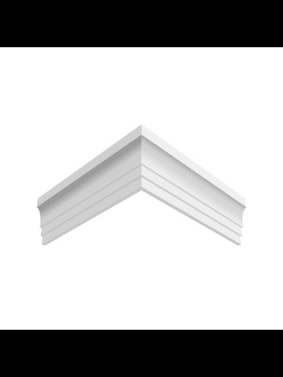 Потолочный карниз Ultrawood CR0027, из ЛДФ-декора, под покраску, 2.44 м.