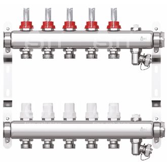 Коллекторная группа STI 5 выхода с расходомерами