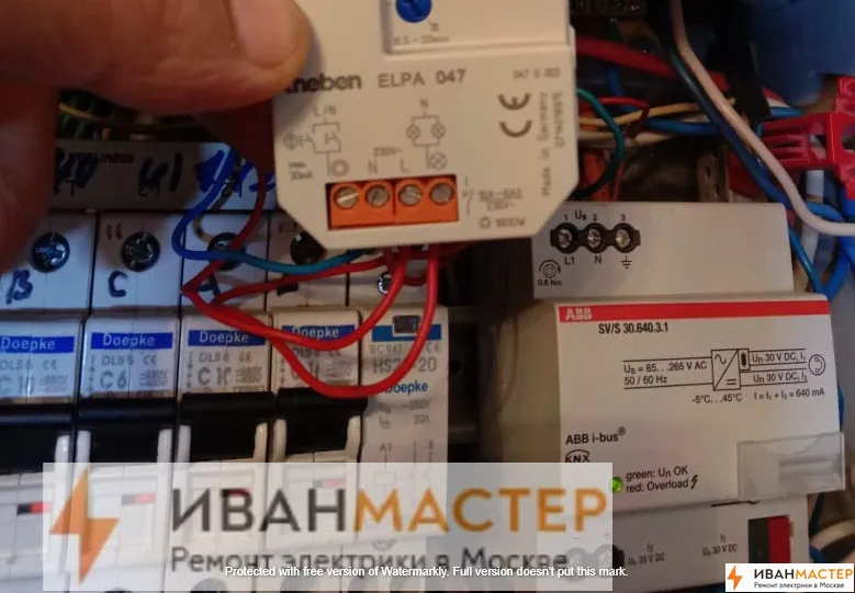 Установка автомата узо в частном доме