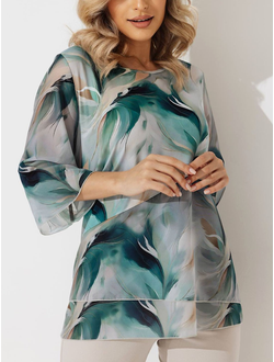 Туника 7024-18 изумруд