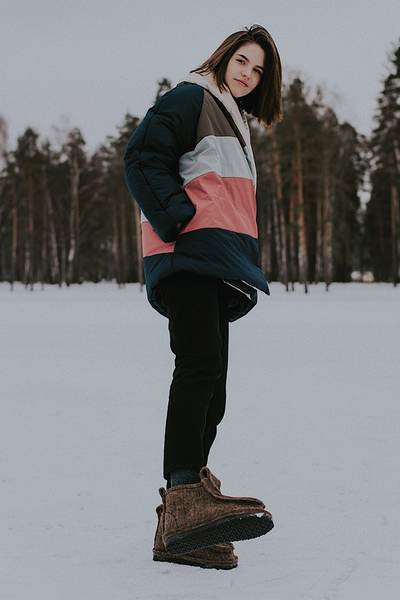 Шитые валенки классические на подошве ЭВА 38