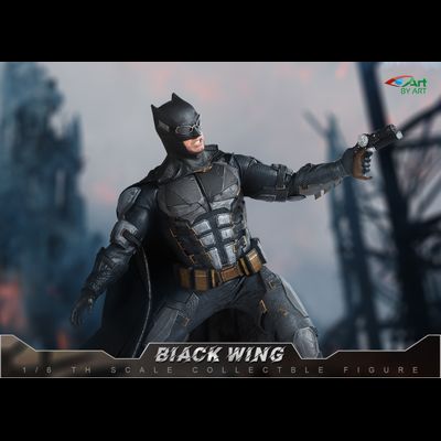 Бэтмен (Бен Аффлек, "Лига Справедливости" Зака Снайдера) - КОЛЛЕКЦИОННАЯ ФИГУРКА 1/6 BIACK WING (BY-017) - BY-ART