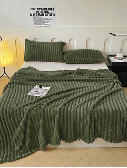 Плед CRISTELLE "Stripe premium" фланель евро 200x220 CST2022-11