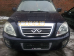 Защита радиатора Chery Tiggo (Tagaz Tingo) 2006-2012 chrome