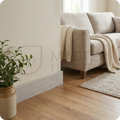 Плинтус из вспененного ПВХ Rico Concept 80мм 2,2м. 80103 Дуб латте