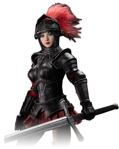 Имперская стражница в черной броне - Коллекционная ФИГУРКА 1/12 Black Imperial Guardian (PL2021-180C) - TBLeague