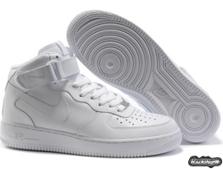 NIKE AIR FORCE MID МУЖСКИЕ/ЖЕНСКИЕ БЕЛЫЕ (36-45)