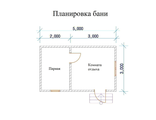 Каркасная баня 5*3