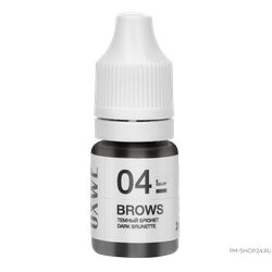 OXWE - Темный брюнет №04 профессиональный пигмент для перманентного макияжа бровей