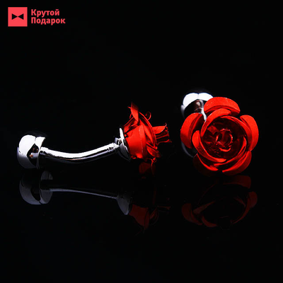 Запонки Роза "Rose"