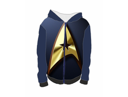 Толстовка на молнии с полной запечаткой Star Trek, Стартрек №15