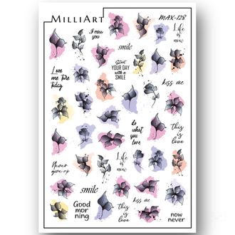 Слайдер-дизайн MilliArt Nails MAX-128