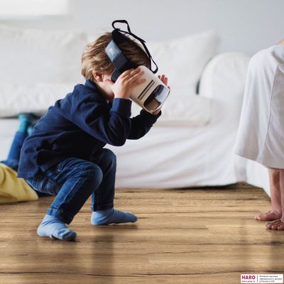 Ламинат Haro Tritty 100 Дуб Италика Крем 538920 32 класс толщина 8 мм с фаской 1.98 м2