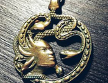Кулон Медуза Горгона, бронза