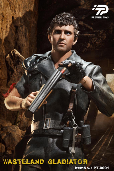 ПОМЯТ УГОЛОК - Безумный Макс, Макс Рокатански (Мел Гибсон, "Mad Max") - КОЛЛЕКЦИОННАЯ ФИГУРКА 1/6 Wasteland Gladiator (PT0001) - Premier Toys