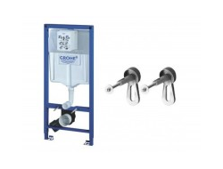 3853600 Grohe Rapid SL 2 в 1, Инсталляция для подвесного унитаза с принадлежностями для монтажа