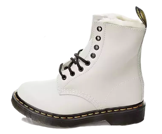 Dr. Martens Jodan белые (с мехом)