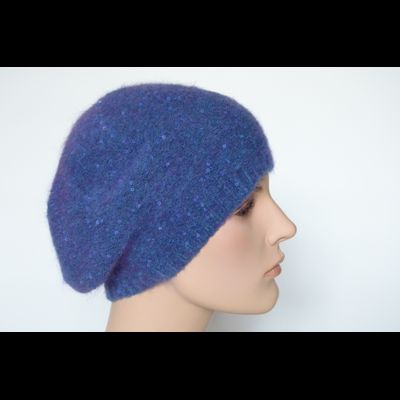 Голубой тонкий зимний берет для женщин Vizio Италия 6948 BO