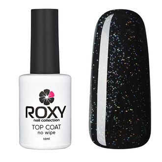 Топ без липкого слоя с шиммером - TOP COAT no wipe Т02 shine (10 ml)