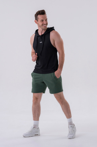 Шорты Relaxed-fit Shorts with Side Pockets 319 Зеленые