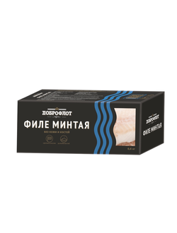 МИНТАЙ ФИЛЕ Дальневосточный. Фасовка 0,6 кг.