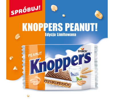 Немецкие вафли Knoppers Peanut Butter