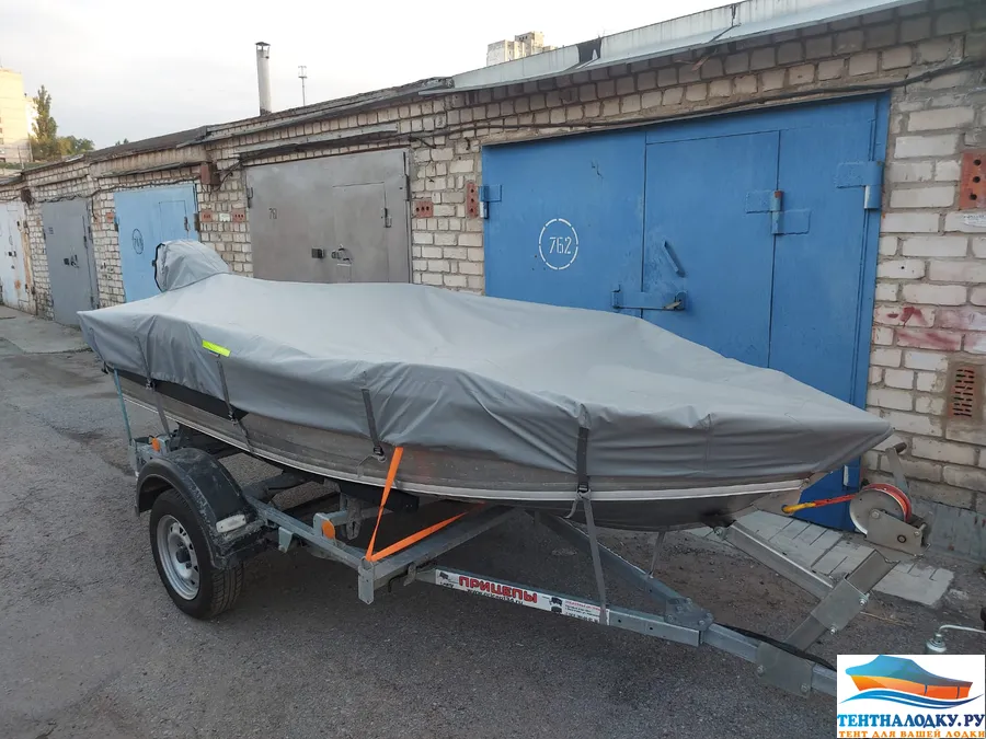 Тент на лодку САЛЮТ Realcraft 370 (аналог WELLBOAT 37 NEXT арт. 947)